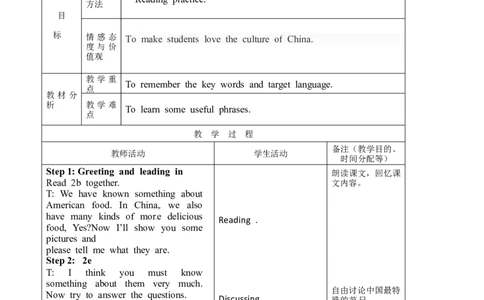八年级英语教案：Unit8Howdoyoumakeabananamilkshake.6_初中英语新版_最新人教版英语八年级上册_老版（含有参考价值）_01教案人教版初中英语八上（多版本）易提分旗舰店