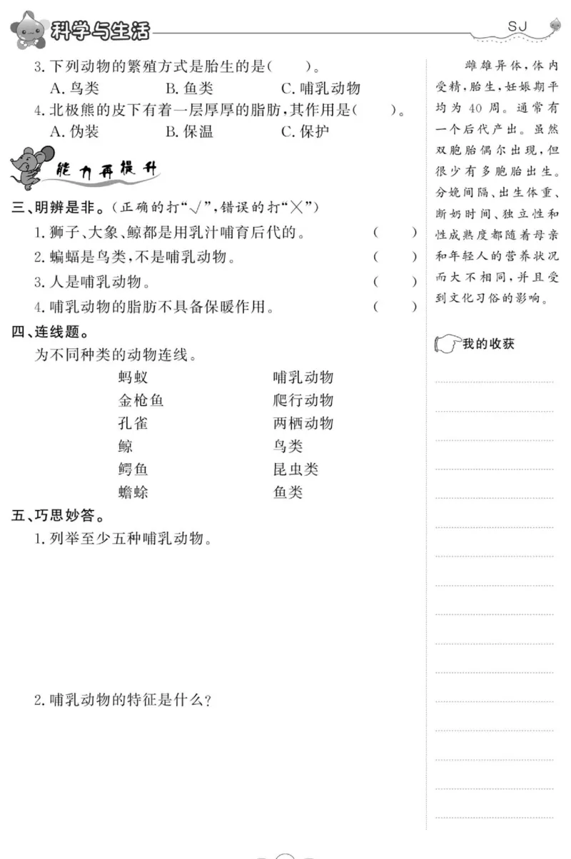 科学四年级上册苏教版_2024年人教版小学数学一二三四五六年级上册下册期中期末试a0747_小学全科《同步练习+精品试卷》打包下载（1-6年级单元月考期中期末试卷）_小学科学