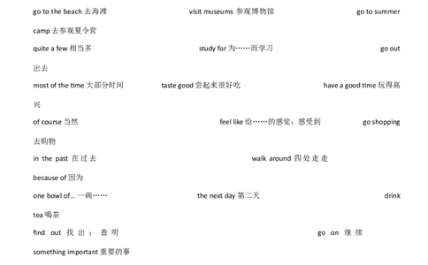 八年级英语教案：Unit1_Where_did_you_go_on_vacation？知识讲解和练习_初中英语新版_最新人教版英语八年级上册_老版（含有参考价值）_01教案人教版初中英语八上（多版本）易提分旗舰店