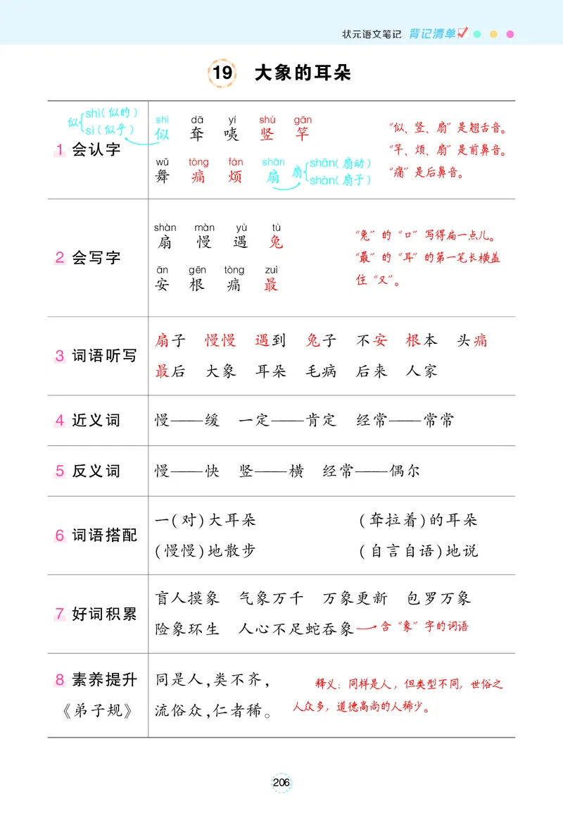 2.8状元语文笔记背记清单_二年级上下册资料_小学二年级学习资料-25年更新版_2-02、小学二年级语文下册_2-2-1、复习、知识点、归纳汇总_语文知识点总结(按每课）