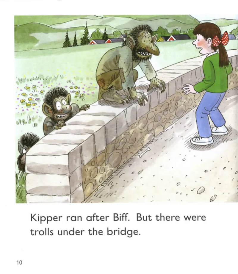 5-21KipperandtheTrolls_Frank（小毛怪）老师爆笑阅读单词课（50个故事3000词）_牛津树5级别穿越单词课课件