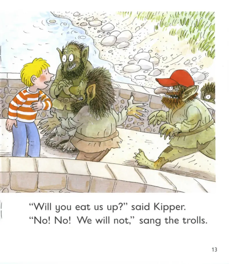 5-21KipperandtheTrolls_Frank（小毛怪）老师爆笑阅读单词课（50个故事3000词）_牛津树5级别穿越单词课课件