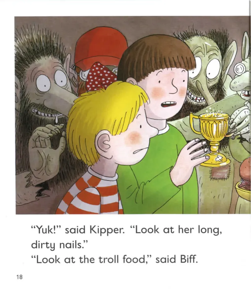 5-21KipperandtheTrolls_Frank（小毛怪）老师爆笑阅读单词课（50个故事3000词）_牛津树5级别穿越单词课课件