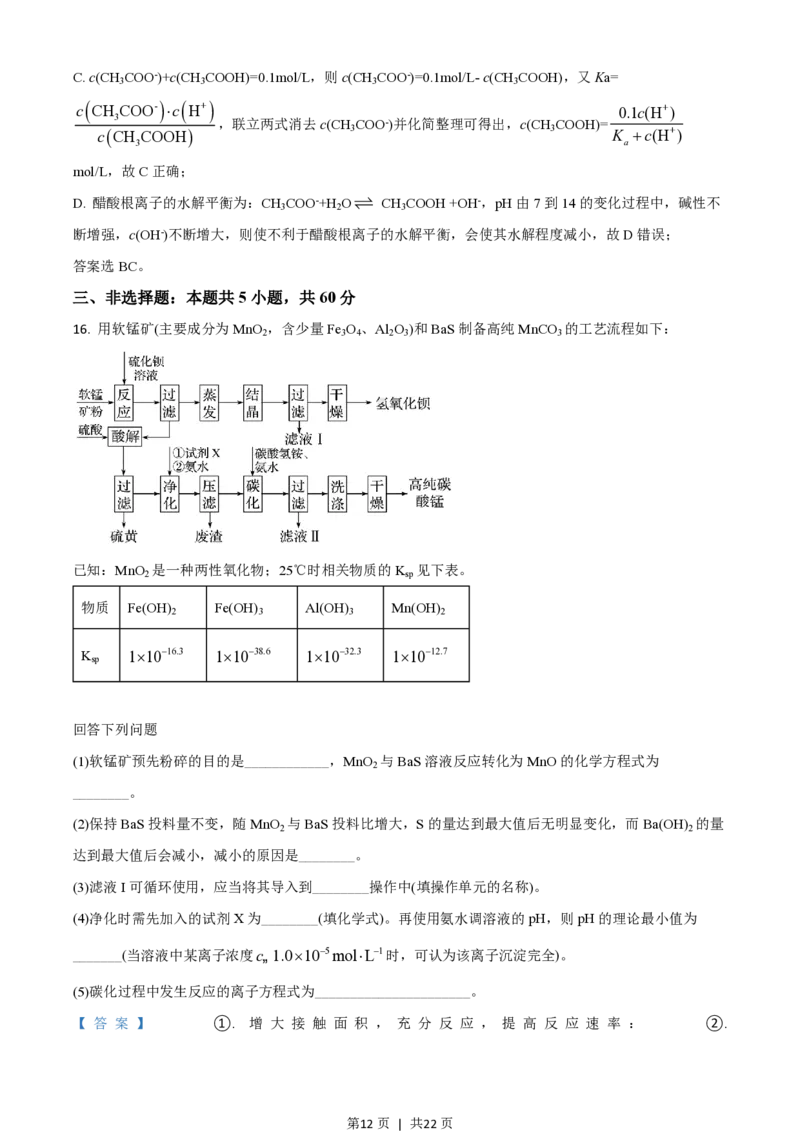 2020年高考化学试卷（山东）（解析卷）_历年高考真题合集_化学历年高考真题_新&middot;PDF版2008-2025&middot;高考化学真题_化学（按试卷类型分类）2008-2025_自主命题卷&middot;化学（2008-2025）(1)