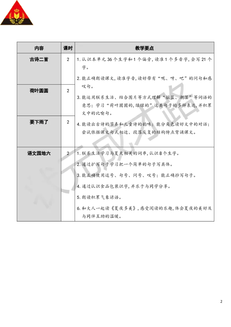 12古诗二首教案_一年级上下册资料_小学一年级学习资料-25年更新版_1-02、小学一年级语文下册_3-6-2-3、课件、讲义、教案_《状元大课堂教案》1b_第六单元