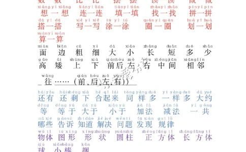 一年级数学必认常用字_纯图版_小学全网线上同款资料_36号文件速算_速算_速算和思维