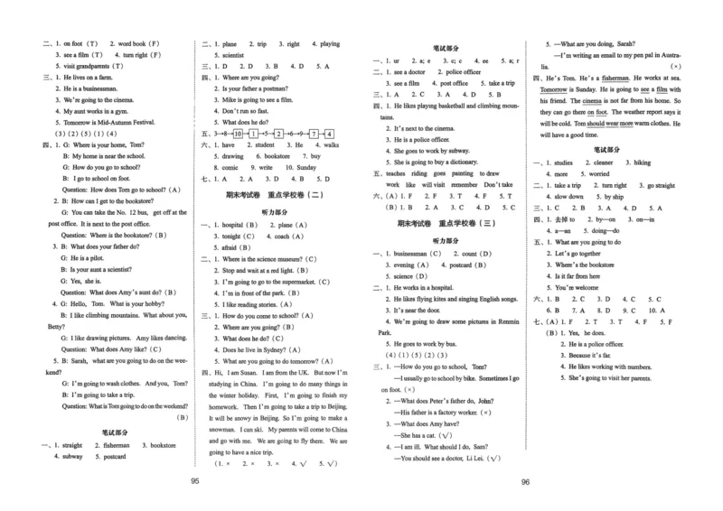 六年级英语上册人教PEP版24秋《68所期末冲刺卷》_2024年人教版小学数学一二三四五六年级上册下册期中期末试a0747_期末总复习_《期末冲刺卷》2024秋