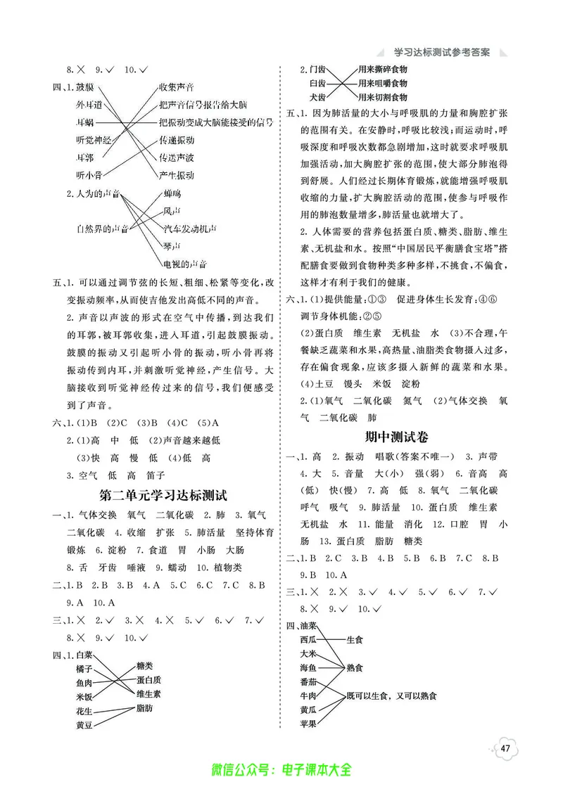 科学4a_2024年人教版小学数学一二三四五六年级上册下册期中期末试a0747_小学全科《同步练习+精品试卷》打包下载（1-6年级单元月考期中期末试卷）_小学科学