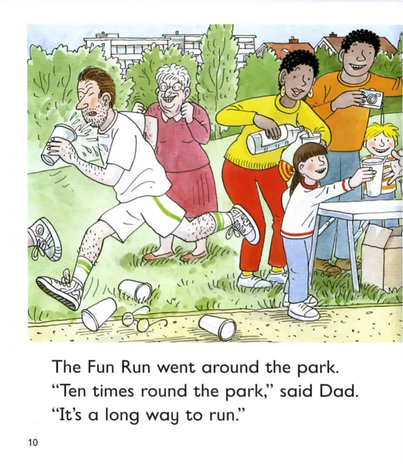 5-23Dad'sRun_Frank（小毛怪）老师爆笑阅读单词课（50个故事3000词）_牛津树5级别穿越单词课课件