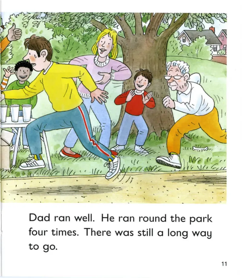 5-23Dad'sRun_Frank（小毛怪）老师爆笑阅读单词课（50个故事3000词）_牛津树5级别穿越单词课课件