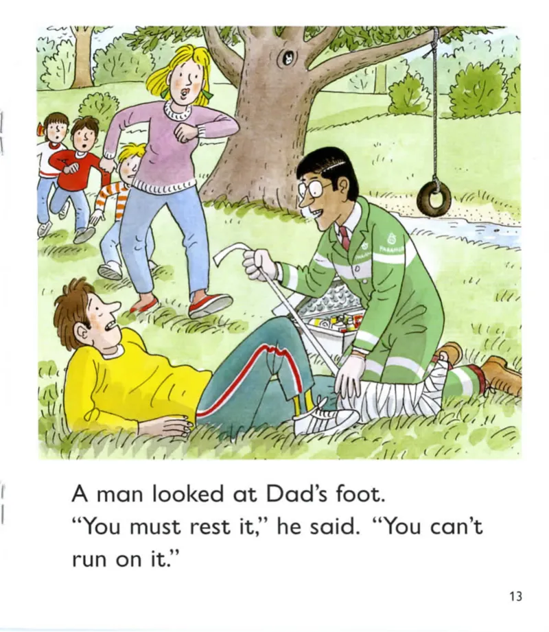 5-23Dad'sRun_Frank（小毛怪）老师爆笑阅读单词课（50个故事3000词）_牛津树5级别穿越单词课课件