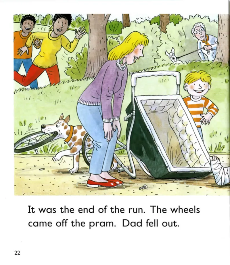 5-23Dad'sRun_Frank（小毛怪）老师爆笑阅读单词课（50个故事3000词）_牛津树5级别穿越单词课课件