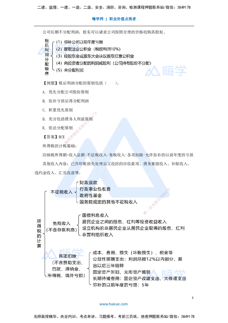 09.2025徐蓉-名师冲刺特训-（9）第9章利润与所得税费用_2026年一级建造师_2026年一建经济_2025年一建经济SVIP_04-冲刺串讲✿考点强化✿小灶集训_37-经济《名师冲刺特训》徐蓉HX