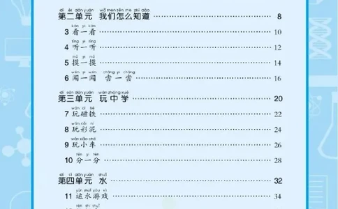 一年级上册科学青岛版五四制电子课本_全部版本&bull;小学科学电子课本_青岛版54制小学科学课本
