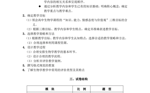 《生物学科知识与教学能力》（高级中学）_中小学教师资格考试资料