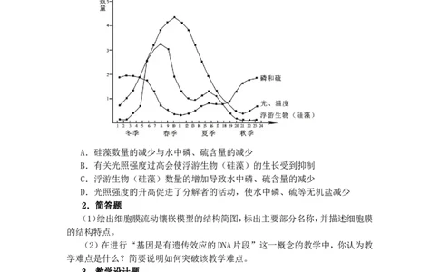 《生物学科知识与教学能力》（高级中学）_中小学教师资格考试资料