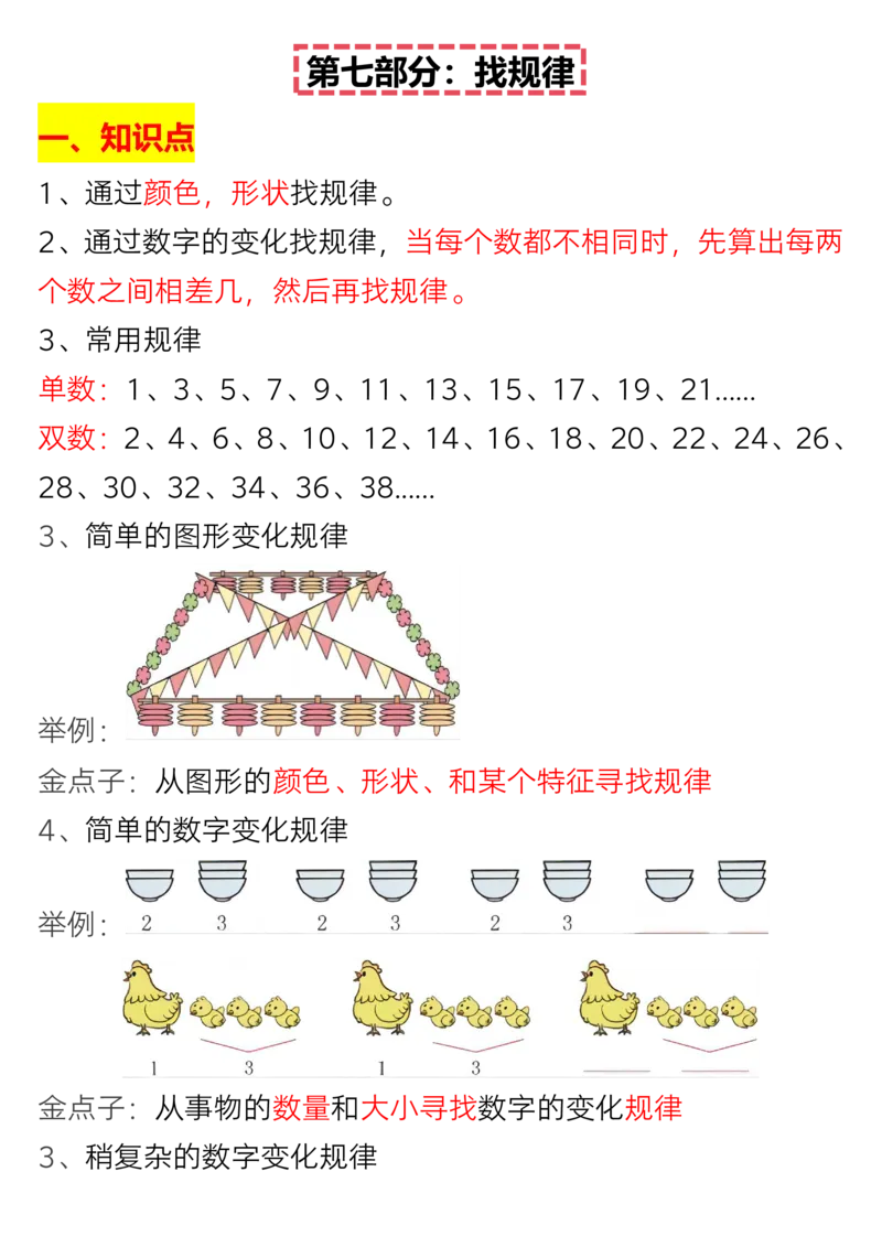 1036一年级下册数学重难点知识点梳理_一年级上下册资料_一年级下册小红书同款资料_一下数学_25年一下数学资料