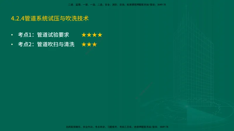 25年一建《机电实务》精讲第3章4&middot;1~4&middot;6讲义在线版_2026年一级建造师_2026年一建机电_2025年一建机电SVIP_02-基础精讲✿高端面授✿深度强化_25-机电《教材精讲班》黄老师YL