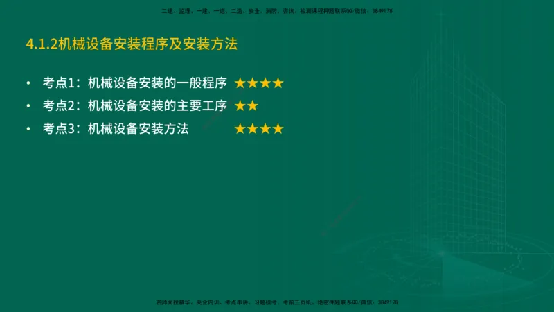 25年一建《机电实务》精讲第3章4&middot;1~4&middot;6讲义在线版_2026年一级建造师_2026年一建机电_2025年一建机电SVIP_02-基础精讲✿高端面授✿深度强化_25-机电《教材精讲班》黄老师YL