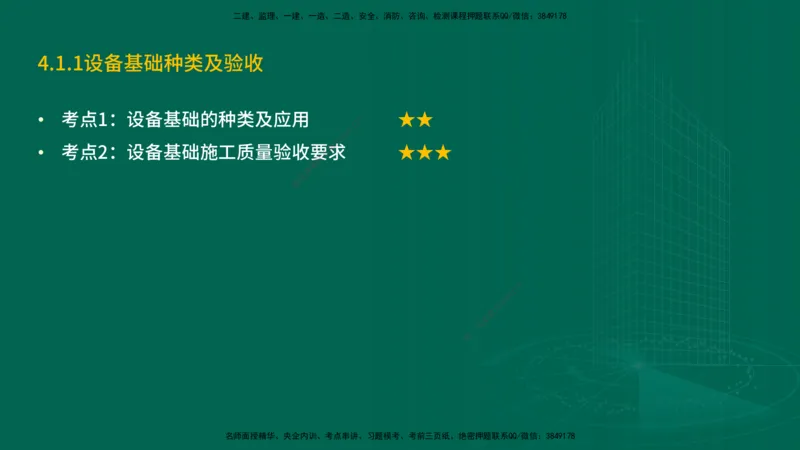 25年一建《机电实务》精讲第3章4&middot;1~4&middot;6讲义在线版_2026年一级建造师_2026年一建机电_2025年一建机电SVIP_02-基础精讲✿高端面授✿深度强化_25-机电《教材精讲班》黄老师YL