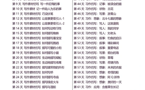 5年级下好文仿写小练笔新148页_A016天天小练笔_5下天天小练笔