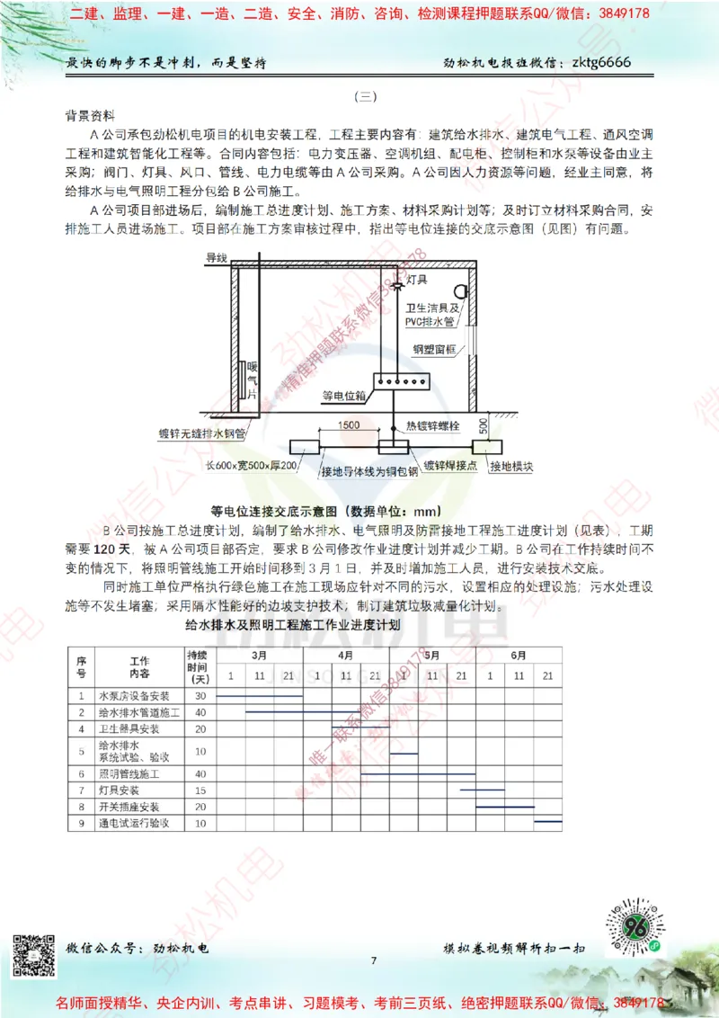 25年一建机电9月测试卷1模拟卷答案空白_2026年一级建造师_2026年一建机电_2025年一建机电SVIP_02-基础精讲✿高端面授✿深度强化_30-机电《全系VIP班》劲松SMR_13.9月模考卷