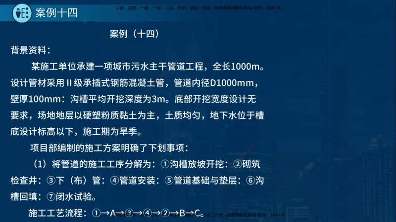 25年一建《市政实务》案例突破讲义在线版_2026年一级建造师_2026年一建机电_2025年一建机电SVIP_04-冲刺串讲✿考点强化✿小灶集训_09-机电《案例突破班》时老师YL_讲义