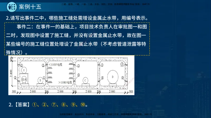 25年一建《市政实务》案例突破讲义在线版_2026年一级建造师_2026年一建机电_2025年一建机电SVIP_04-冲刺串讲✿考点强化✿小灶集训_09-机电《案例突破班》时老师YL_讲义