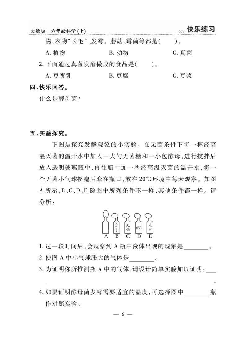 科学6年级大象版上册_2024年人教版小学数学一二三四五六年级上册下册期中期末试a0747_小学全科《同步练习+精品试卷》打包下载（1-6年级单元月考期中期末试卷）_小学科学_《快乐练习》