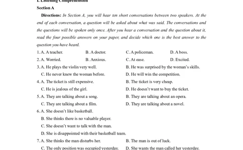 2020年高考英语试卷（上海）（春考）（解析卷）_英语历年高考真题_新&middot;Word版2008-2025&middot;高考英语真题_英语（按年份分类）2008-2025_2020&middot;高考英语真题