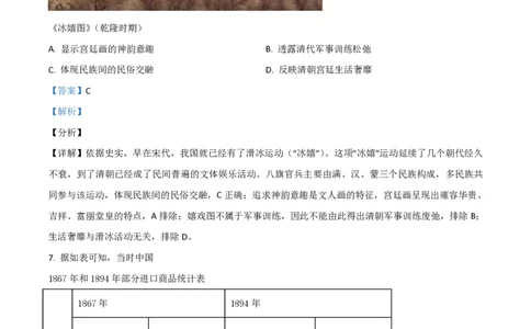 2021年高考历史试卷（湖南）（解析卷）_历史历年高考真题_新&middot;PDF版2008-2025&middot;高考历史真题_历史（按年份分类）2008-2025_2021&middot;历史高考真题