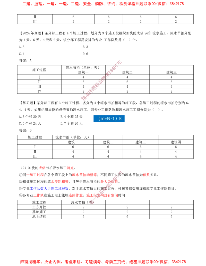 38-第4章-4.2.3-流水施工的基本方式（三）_2026年一级建造师_2026年一建管理_2025年一建管理SVIP_02-基础精讲✿高端面授✿深度强化_17-管理《教材精讲班》金月SMR推荐