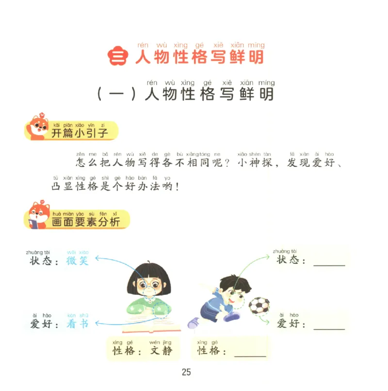 一学就会的看图写话(写人篇)(1)_一学就会的看图写话