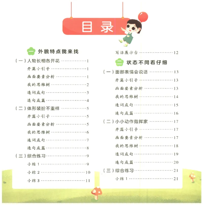 一学就会的看图写话(写人篇)(1)_一学就会的看图写话