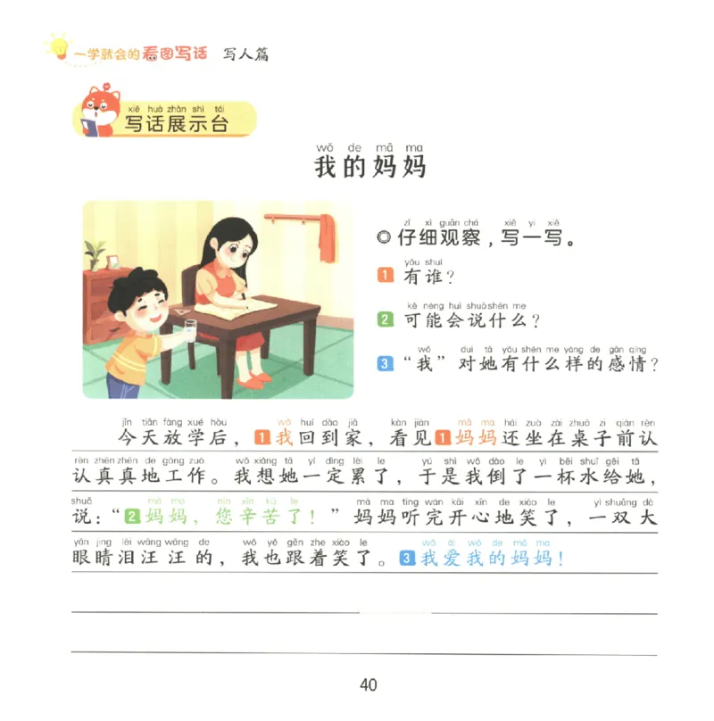 一学就会的看图写话(写人篇)(1)_一学就会的看图写话