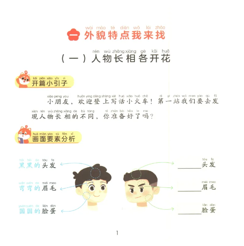 一学就会的看图写话(写人篇)(1)_一学就会的看图写话