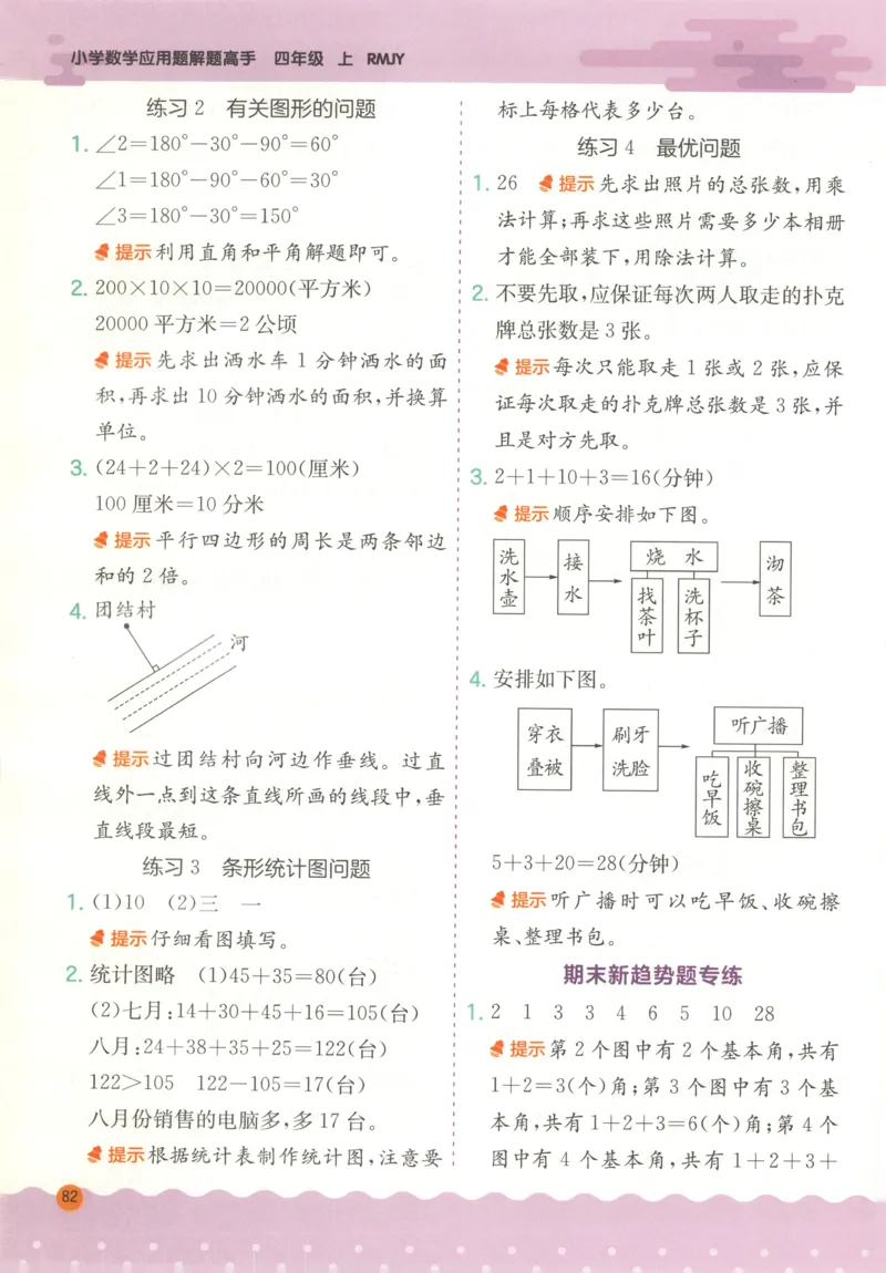 四年级数学上册人教版25秋《实验班应用题解题高手》答案_25秋《实验班应用题解题高手》_四年级数学上册人教版25秋《实验班应用题解题高手》