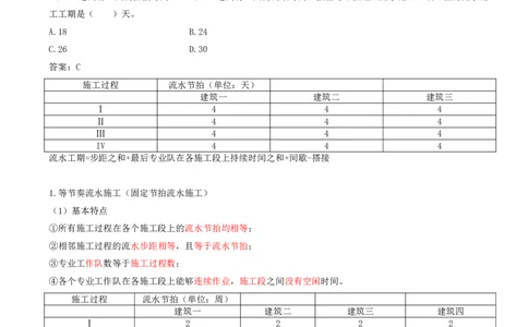 37-第4章-4.2.3-流水施工的基本方式（二）_2026年一级建造师_2026年一建管理_2025年一建管理SVIP_02-基础精讲✿高端面授✿深度强化_10-管理《天一精讲班》金月、王少杰KL推荐