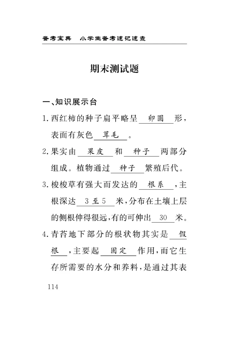 苏教版科学三年级下册速记速查_2024年人教版小学数学一二三四五六年级上册下册期中期末试a0747_小学全科《同步练习+精品试卷》打包下载（1-6年级单元月考期中期末试卷）_小学科学