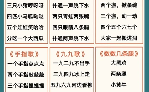 幼儿园必背33首儿歌(2)_幼小衔接语文