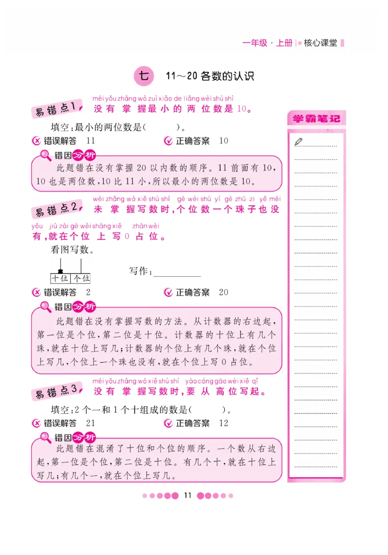 《核心课堂》1年级数学上册（冀教版）册_2024年人教版小学数学一二三四五六年级上册下册期中期末试a0747_小学全科《同步练习+精品试卷》打包下载（1-6年级单元月考期中期末试卷）