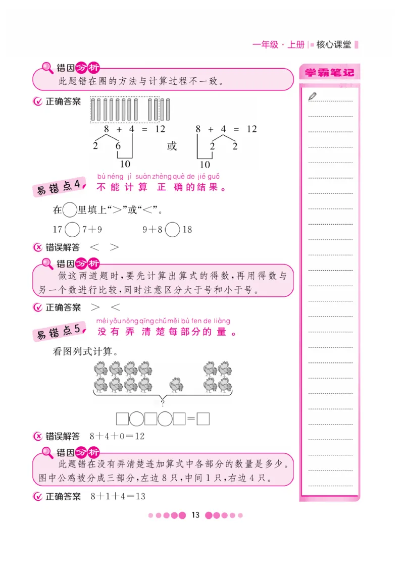 《核心课堂》1年级数学上册（冀教版）册_2024年人教版小学数学一二三四五六年级上册下册期中期末试a0747_小学全科《同步练习+精品试卷》打包下载（1-6年级单元月考期中期末试卷）