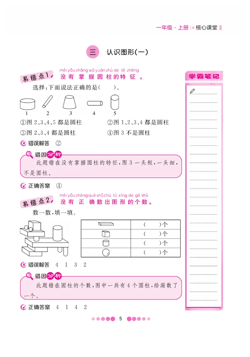 《核心课堂》1年级数学上册（冀教版）册_2024年人教版小学数学一二三四五六年级上册下册期中期末试a0747_小学全科《同步练习+精品试卷》打包下载（1-6年级单元月考期中期末试卷）