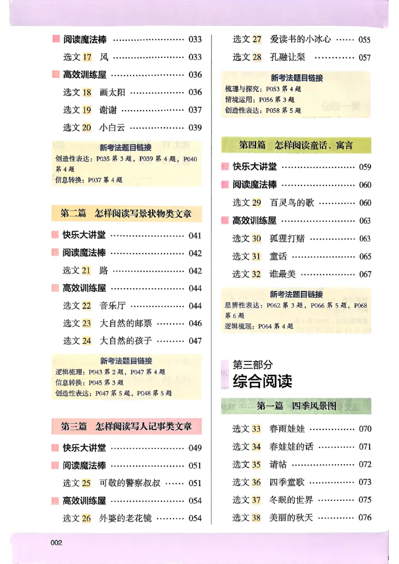 2026一年级木头马88篇高效训练-副本_26版高效阅读88篇一年级