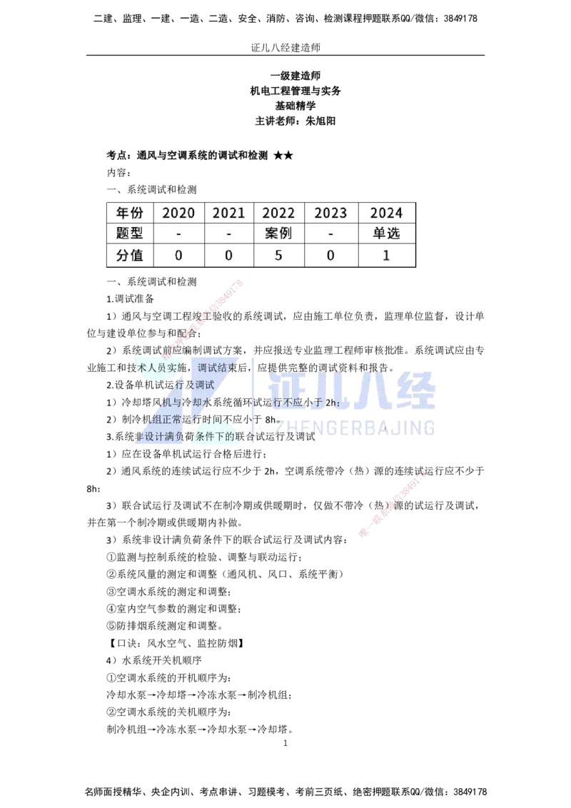 32.一建机电基础精学-33通风与空调工程施工技术-6_2026年一级建造师_2026年一建机电_2025年一建机电SVIP_02-基础精讲✿高端面授✿深度强化_31-机电《基础精学课》朱旭阳ZBJ
