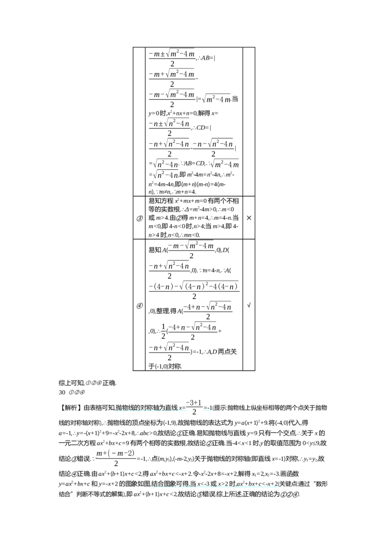 中考数学真题分类训练答案_2024全国中考数学真题分类(1)