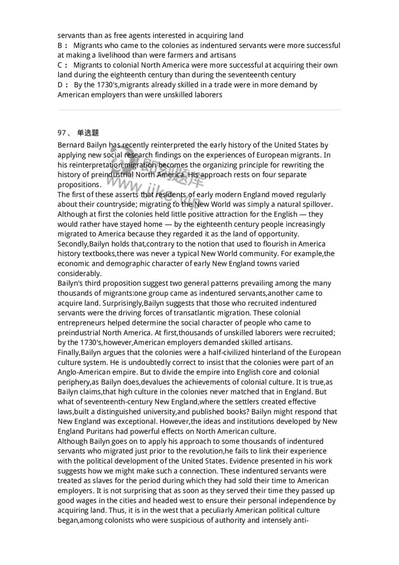 114-2018年军队文职人员招聘考试《英语语言文学》真题-137702_军队文职(1)_01.军队文职真题-专业课_（全）版本一（历年真题+章节练习+模拟题）_英语言文学(军队文职)_历年真题_纯题目