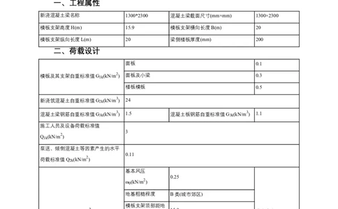 01--核心区1300x2300梁模板（盘扣式）计算书_2020年公司级优秀施组方案_合肥维信诺项目-高大模板安全专项施工方案_03-计算书