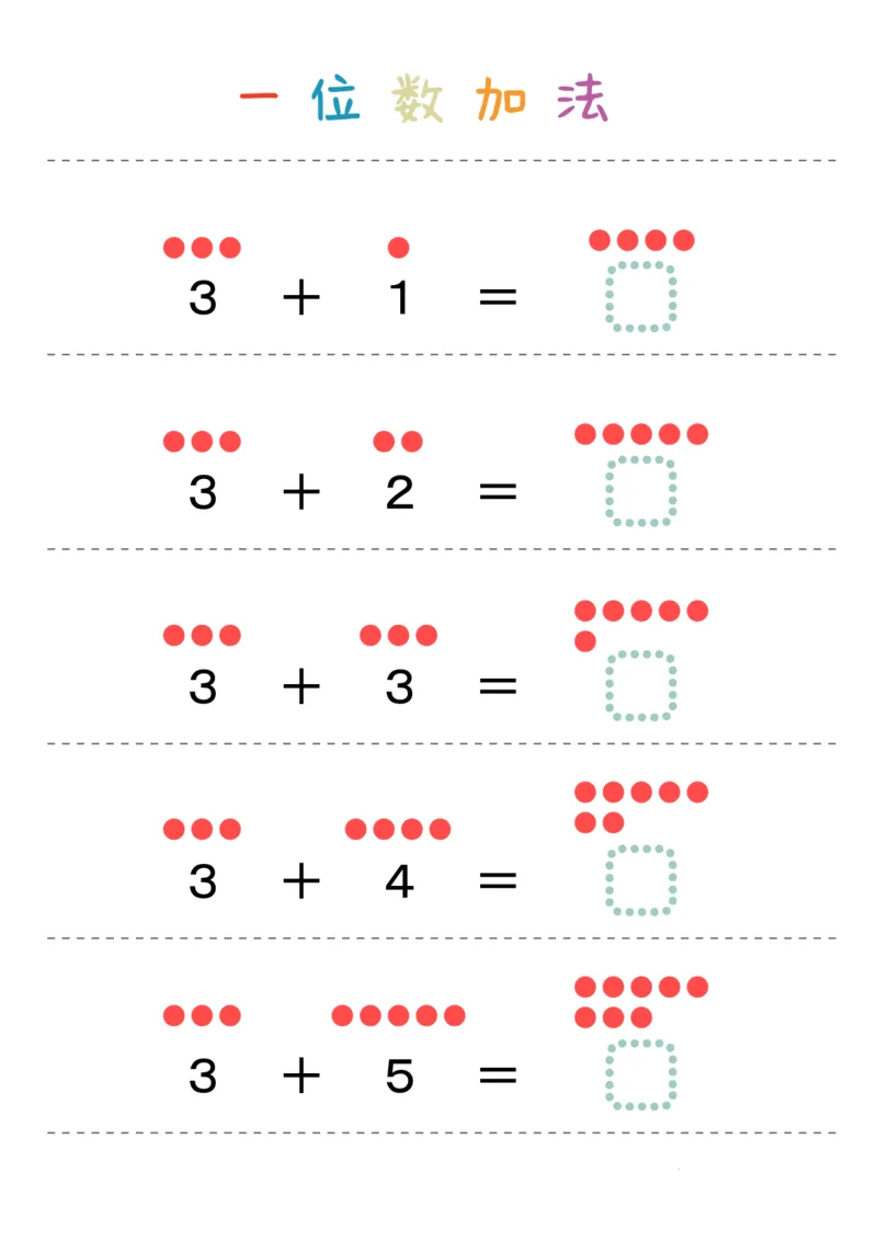 数学启蒙一位数加法36页_幼小衔接全套_幼小衔接资料大全_幼小衔接资料1️⃣_幼小衔接数学