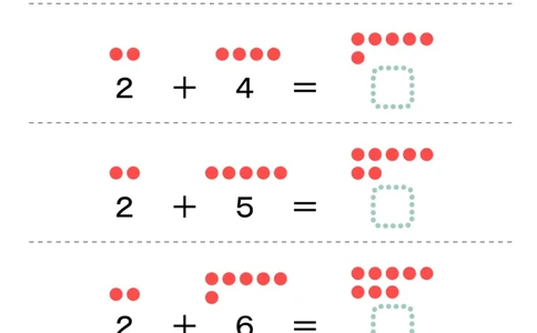 数学启蒙一位数加法36页_幼小衔接数学